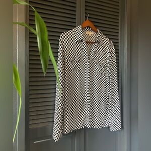 Checkered Black and White shirt
